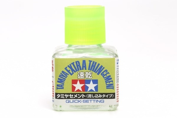 Tamiya Extra Thin Cement, Quick-Setting, with brush 40ml in the group Sport, leisure & Hobby / Hobby / Plastic models / Glue at TP E-commerce Nordic AB (A09558)