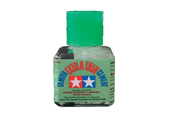 Tamiya Extra - Thin Cement, Glue 40ml in the group Sport, leisure & Hobby / Hobby / Plastic models / Glue at TP E-commerce Nordic AB (A09575)