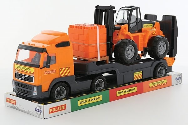 Volvo Lastbil med Gaffeltruck 750x230x345mm in the group TOYS, KIDS & BABY PRODUCTS / Toys / Toy cars at TP E-commerce Nordic AB (A10052)