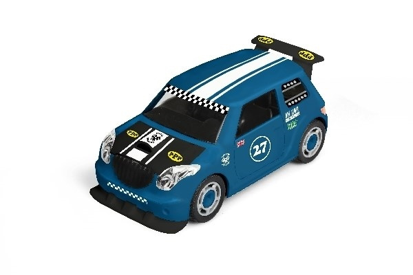 1:20 JUNIOR KIT Pull Back Rallye Car, Blå in the group TOYS, KIDS & BABY PRODUCTS / Toys / Toy cars at TP E-commerce Nordic AB (A10098)