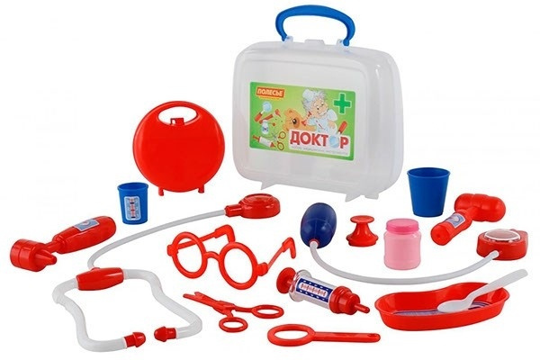 Doktor-Set med tillhörande väska in the group TOYS, KIDS & BABY PRODUCTS / Toys / Kitchen toys at TP E-commerce Nordic AB (A10111)