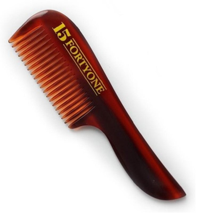 1541 London Pocket Size Moustache Comb in the group BEAUTY & HEALTH / Hair & Styling / Shaving & Trimming / Beard combs & Shaving brushes at TP E-commerce Nordic AB (A10187)