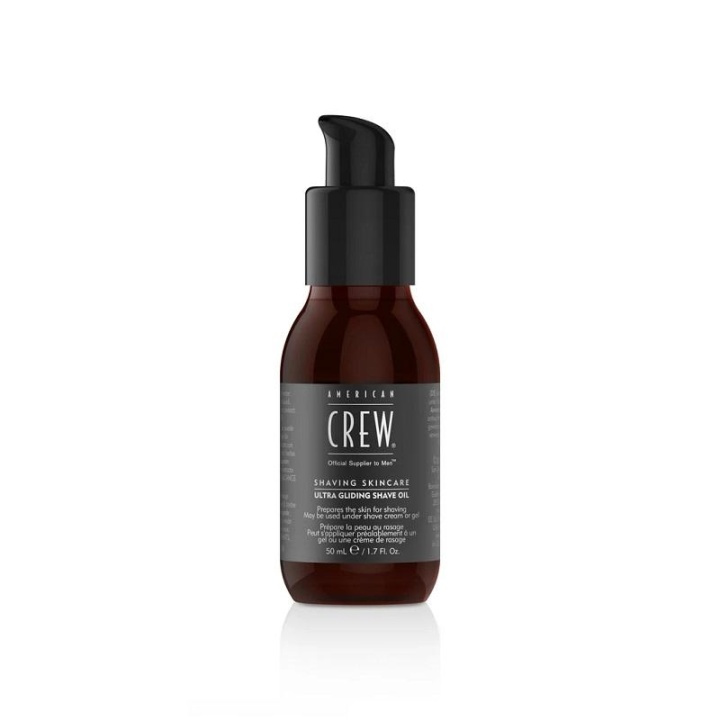 American Crew Shaving Skincare Ultra Gliding Shave Oil 50ml in the group BEAUTY & HEALTH / Hair & Styling / Beard care / Beard oil at TP E-commerce Nordic AB (A10234)