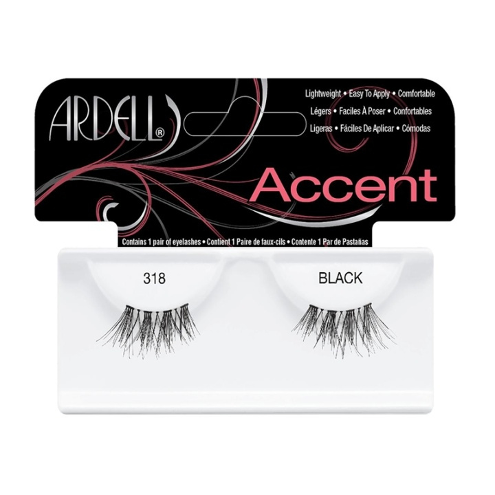 Ardell Accent Lashes 318 Black in the group BEAUTY & HEALTH / Makeup / Eyes & Eyebrows / False eyelashes at TP E-commerce Nordic AB (A10249)