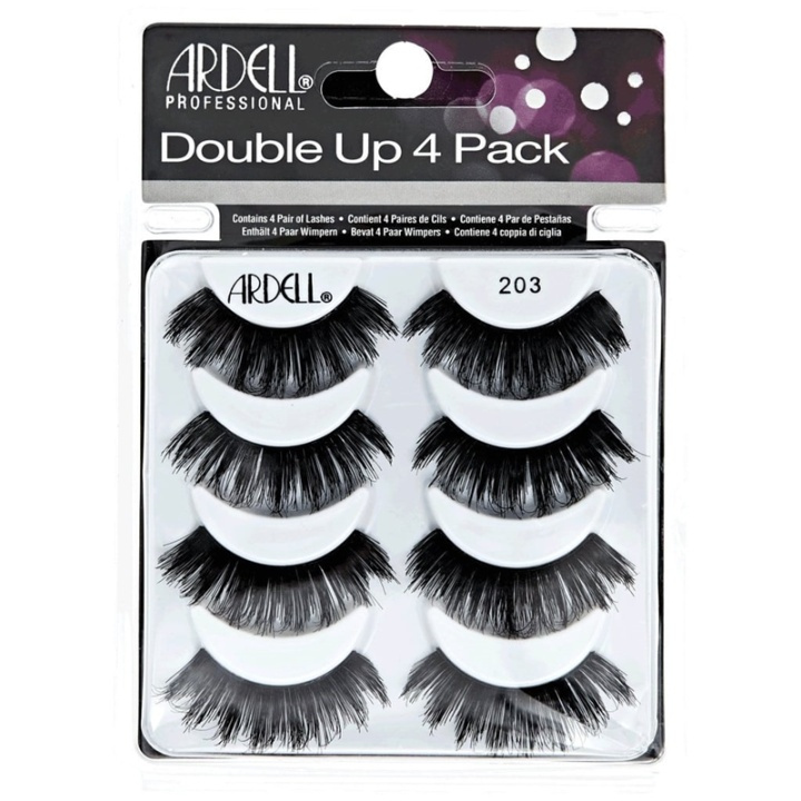 Ardell Double Up 4 Pack 203 in the group BEAUTY & HEALTH / Makeup / Eyes & Eyebrows / False eyelashes at TP E-commerce Nordic AB (A10255)