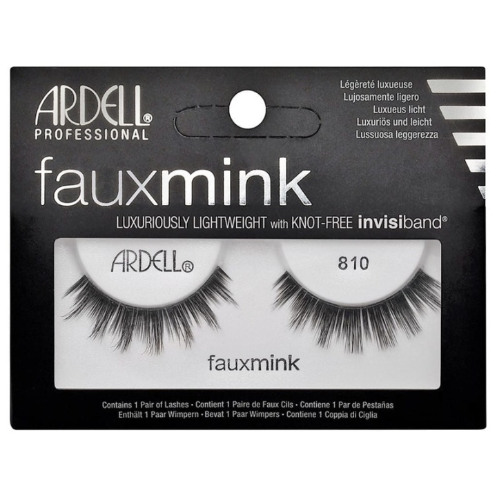 Ardell Faux Mink 810 in the group BEAUTY & HEALTH / Makeup / Eyes & Eyebrows / False eyelashes at TP E-commerce Nordic AB (A10265)