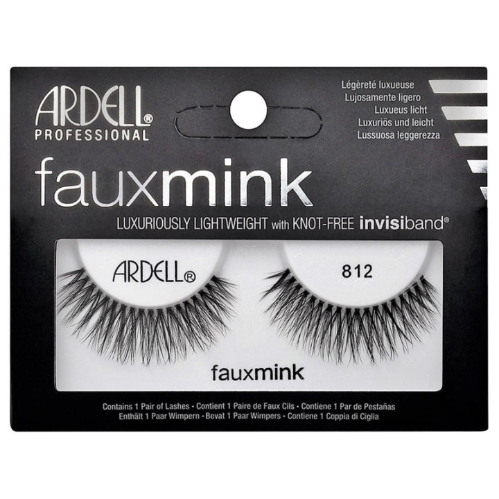 Ardell Faux Mink 812 in the group BEAUTY & HEALTH / Makeup / Eyes & Eyebrows / False eyelashes at TP E-commerce Nordic AB (A10266)