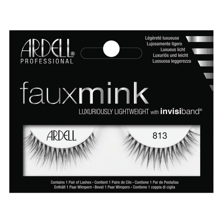Ardell Faux Mink 813 in the group BEAUTY & HEALTH / Makeup / Eyes & Eyebrows / False eyelashes at TP E-commerce Nordic AB (A10267)