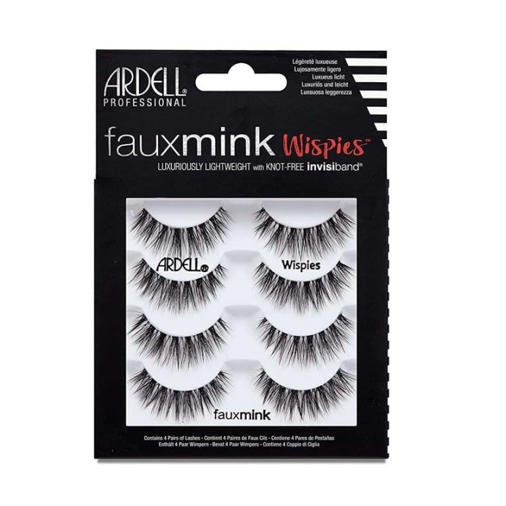 Ardell Faux Mink Wispies Multipack in the group BEAUTY & HEALTH / Makeup / Eyes & Eyebrows / False eyelashes at TP E-commerce Nordic AB (A10274)