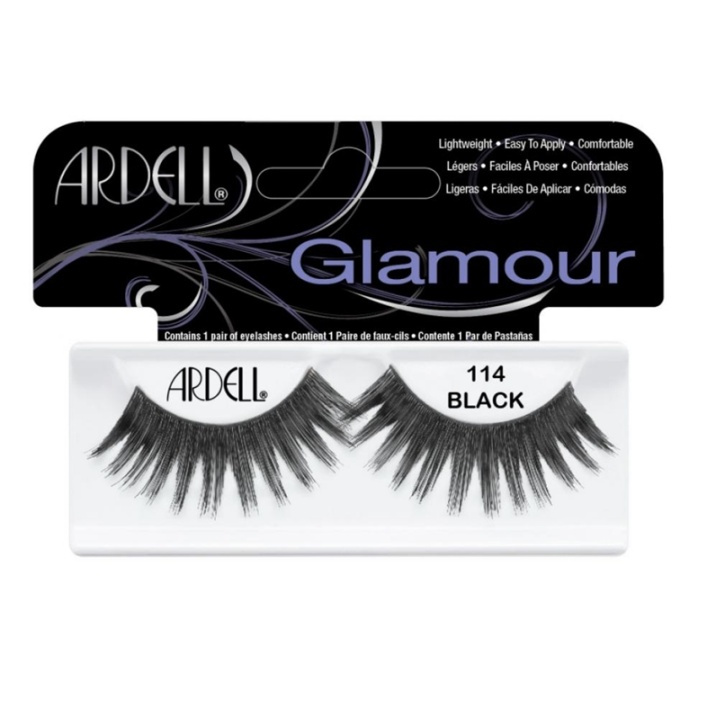 Ardell Glamour Lashes 114 Black in the group BEAUTY & HEALTH / Makeup / Eyes & Eyebrows / False eyelashes at TP E-commerce Nordic AB (A10282)
