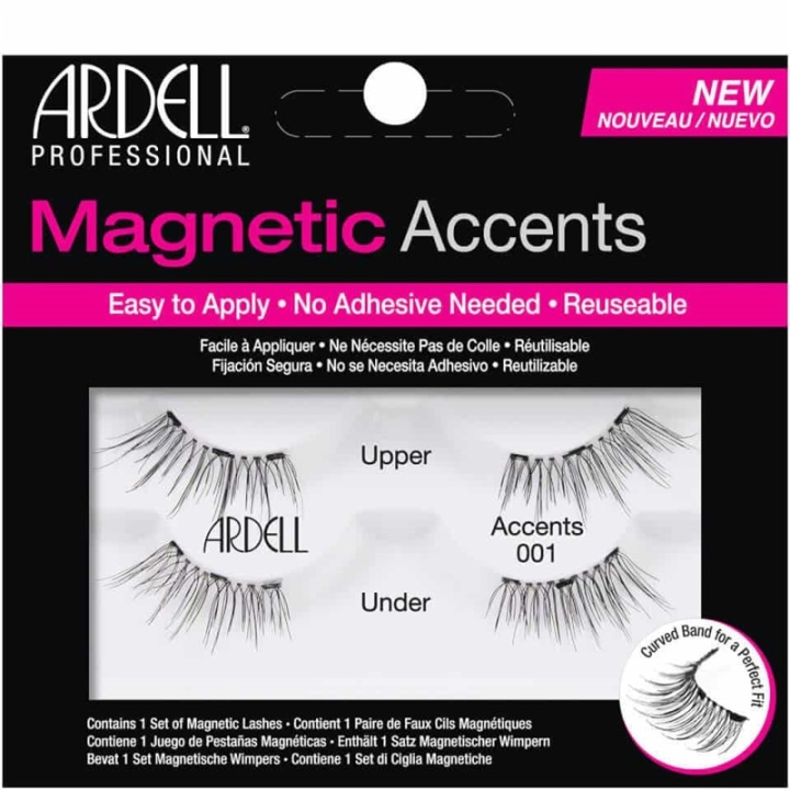 Ardell Magnetic Lash Accents 001 in the group BEAUTY & HEALTH / Makeup / Eyes & Eyebrows / False eyelashes at TP E-commerce Nordic AB (A10301)