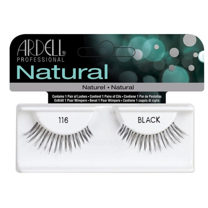Ardell Natural Lashes 116 Black in the group BEAUTY & HEALTH / Makeup / Eyes & Eyebrows / False eyelashes at TP E-commerce Nordic AB (A10316)
