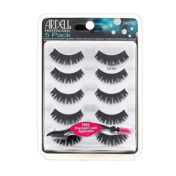 Ardell Professional Demi 101 Black Multipack in the group BEAUTY & HEALTH / Makeup / Eyes & Eyebrows / False eyelashes at TP E-commerce Nordic AB (A10324)