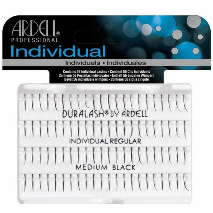 Ardell Singles Regular Medium Black in the group BEAUTY & HEALTH / Makeup / Eyes & Eyebrows / False eyelashes at TP E-commerce Nordic AB (A10328)