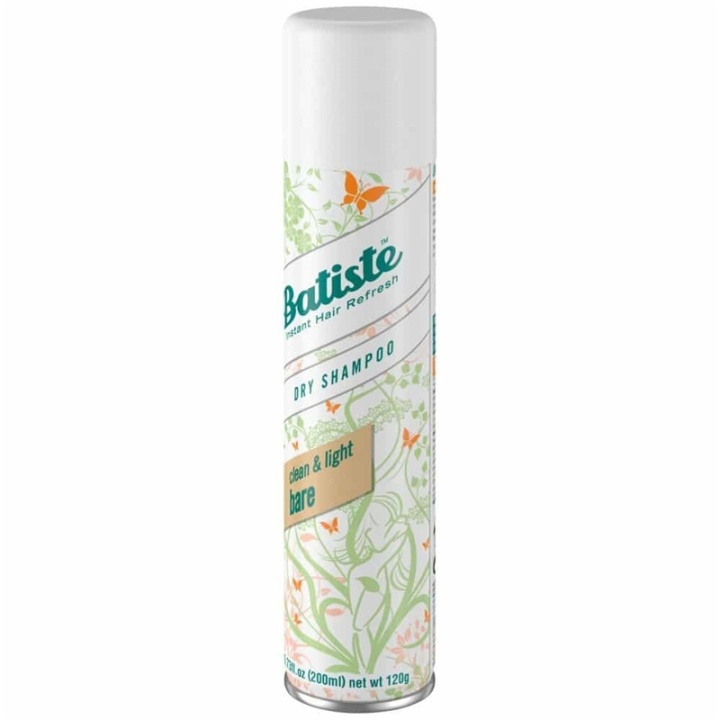 Batiste Dry Shampoo Natural & Light Bare 200ml in the group BEAUTY & HEALTH / Hair & Styling / Hair care / Dry schampoo at TP E-commerce Nordic AB (A10390)