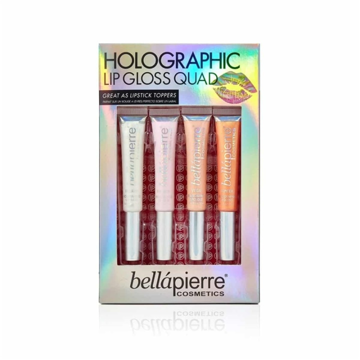 Giftset Bellapierre Holographic Lip Gloss Quad in the group BEAUTY & HEALTH / Gift sets / Gift sets for her at TP E-commerce Nordic AB (A10462)