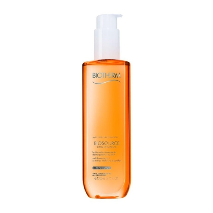 Biotherm Total Renew Oil Biosource Self-foaming Oil 200ml in the group BEAUTY & HEALTH / Skin care / Face / Cleaning at TP E-commerce Nordic AB (A10505)