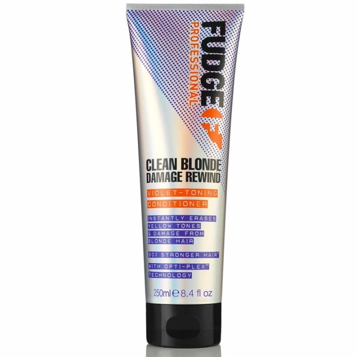 Fudge Clean Blonde Damage Rewind Violet Conditioner 250ml in the group BEAUTY & HEALTH / Hair & Styling / Hair care / Hair Dye / Silver Conditioner at TP E-commerce Nordic AB (A10917)
