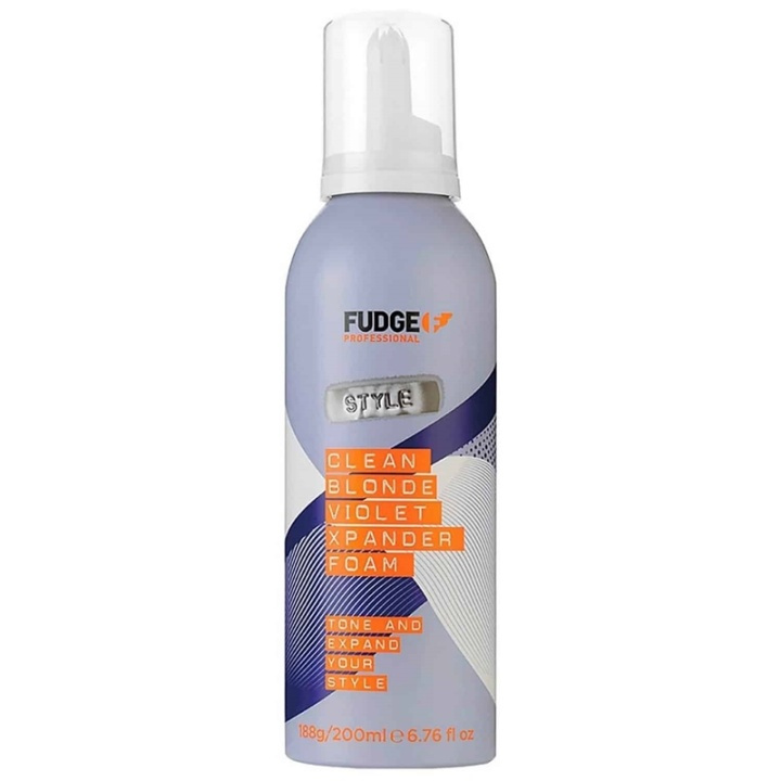 Fudge Clean Blonde Violet Xpander Foam 200ml in the group BEAUTY & HEALTH / Hair & Styling / Hair styling / Hair mousse at TP E-commerce Nordic AB (A10922)