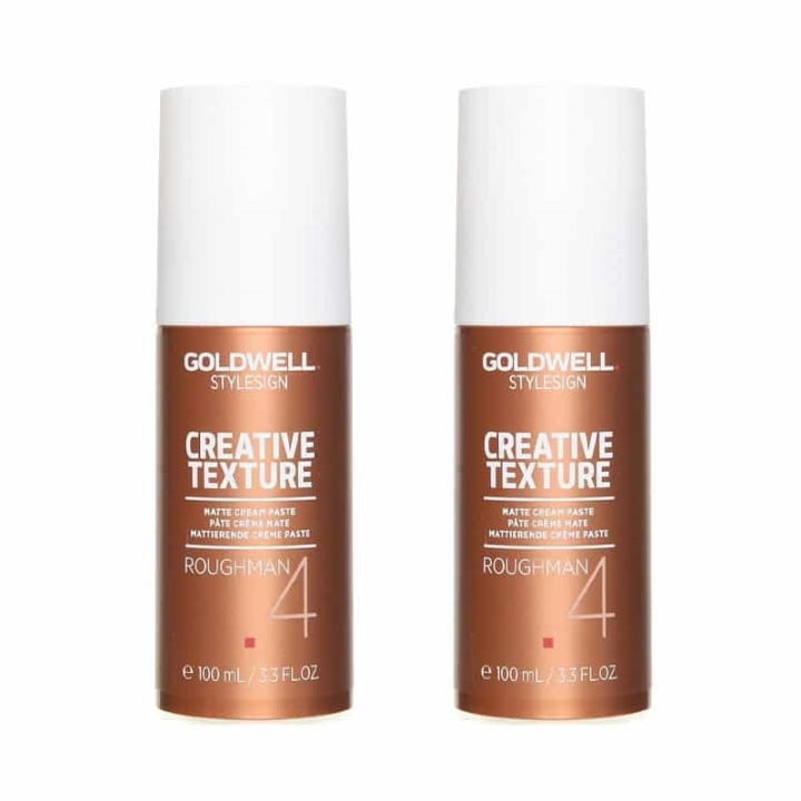 2-pack Goldwell Stylesign Roughman Matte Cream Paste 100ml in the group BEAUTY & HEALTH / Hair & Styling / Hair styling / Styling cream at TP E-commerce Nordic AB (A10934)