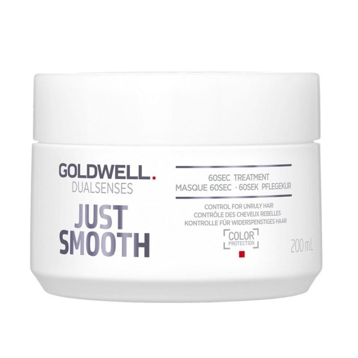 Goldwell Dualsenses Just Smooth 60 sec Treatment Mask 200ml in the group BEAUTY & HEALTH / Hair & Styling / Hair care / Hair Mask at TP E-commerce Nordic AB (A10941)