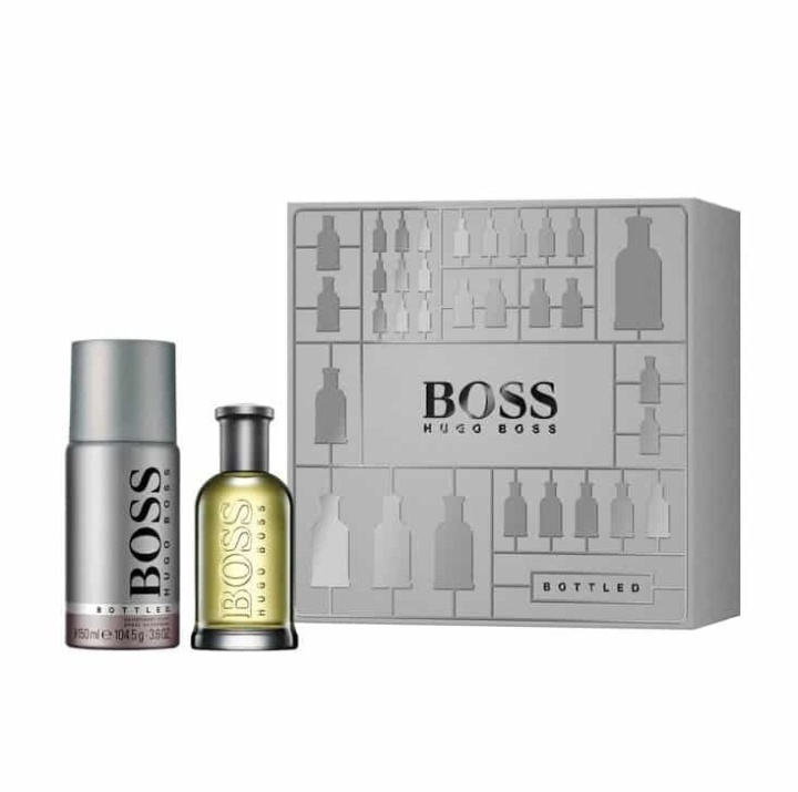 Giftset Hugo Boss Bottled Edt 50ml + Deospray 150ml in the group BEAUTY & HEALTH / Fragrance & Perfume / Perfumes / Perfume sets at TP E-commerce Nordic AB (A10990)