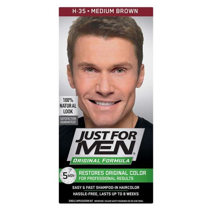 Just For Men Original Formula - Medium Brown H35 in the group BEAUTY & HEALTH / Hair & Styling / Beard care / Beard Dye at TP E-commerce Nordic AB (A11120)