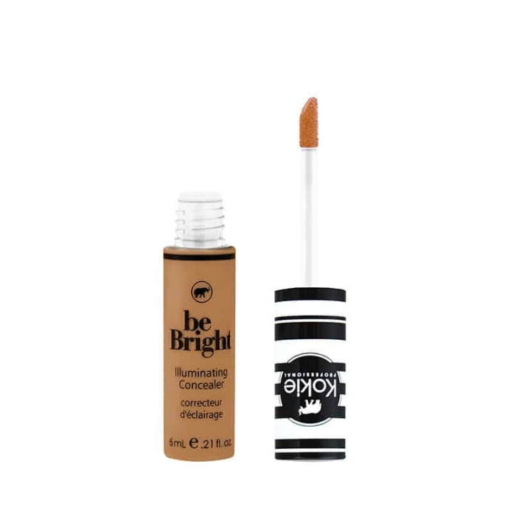 Kokie Be Bright Illuminating Concealer - Deep Tan in the group BEAUTY & HEALTH / Makeup / Facial makeup / Concealer at TP E-commerce Nordic AB (A11157)