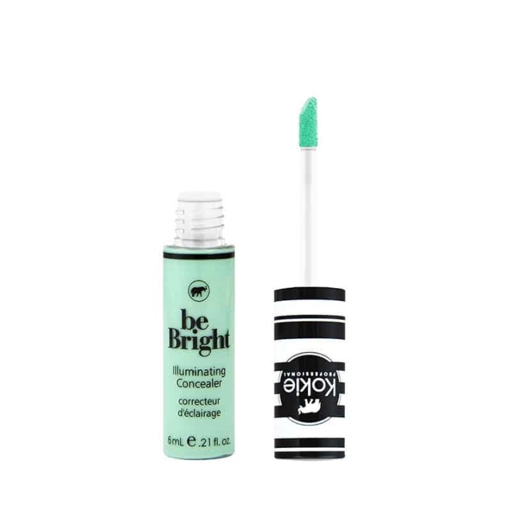 Kokie Be Bright Illuminating Concealer Color Correct - Green in the group BEAUTY & HEALTH / Makeup / Facial makeup / Concealer at TP E-commerce Nordic AB (A11166)
