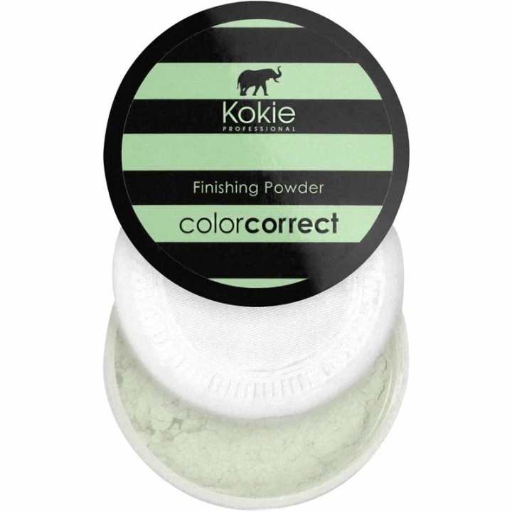 Kokie Color Correct Setting Powder - Green Redness Correction in the group BEAUTY & HEALTH / Makeup / Facial makeup / Powders at TP E-commerce Nordic AB (A11188)
