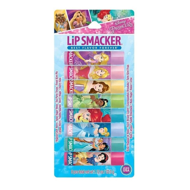 Lip Smacker Disney Princess Party Pack 8pcs in the group BEAUTY & HEALTH / Makeup / Lips / Lip balm at TP E-commerce Nordic AB (A11616)