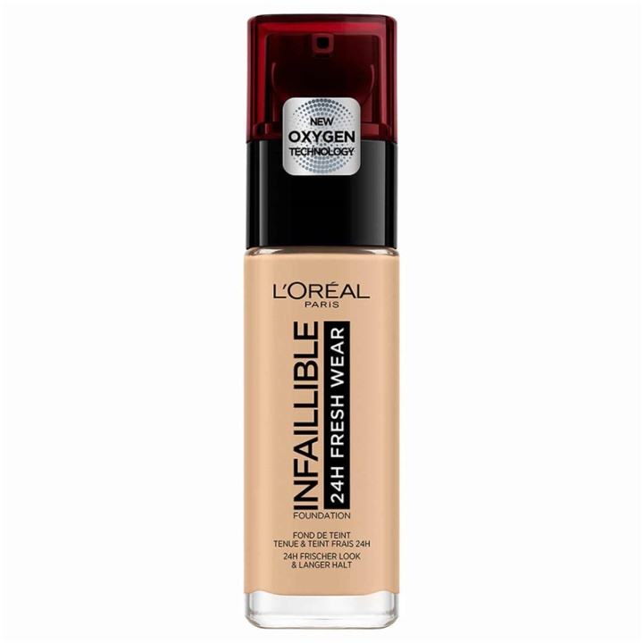 LOreal Paris Infallible 24H Fresh Wear 120 Vanilla 30ml in the group BEAUTY & HEALTH / Makeup / Facial makeup / Foundation at TP E-commerce Nordic AB (A11662)