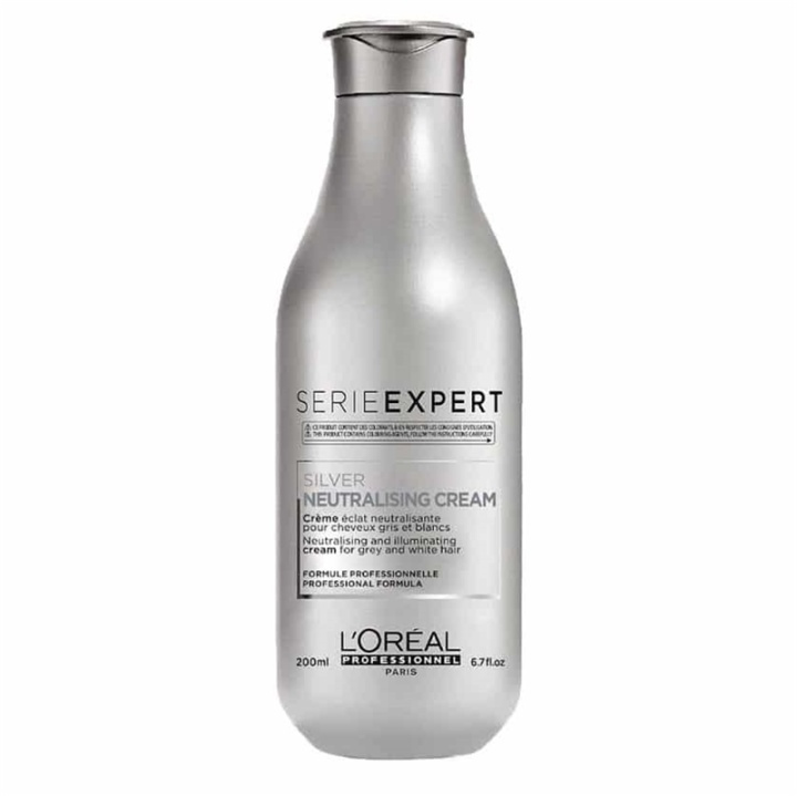 Loreal Serie Expert Silver Neutralising Cream Conditioner 200ml in the group BEAUTY & HEALTH / Hair & Styling / Hair care / Hair Dye / Silver Conditioner at TP E-commerce Nordic AB (A11682)
