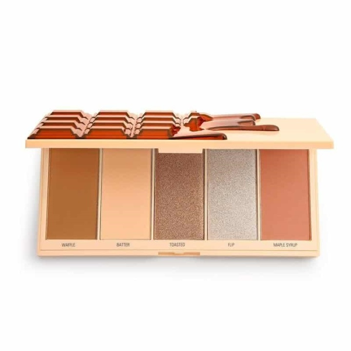Makeup Revolution Chocolate Face Palette - Waffle in the group BEAUTY & HEALTH / Makeup / Facial makeup / Contour/Highlight at TP E-commerce Nordic AB (A11756)
