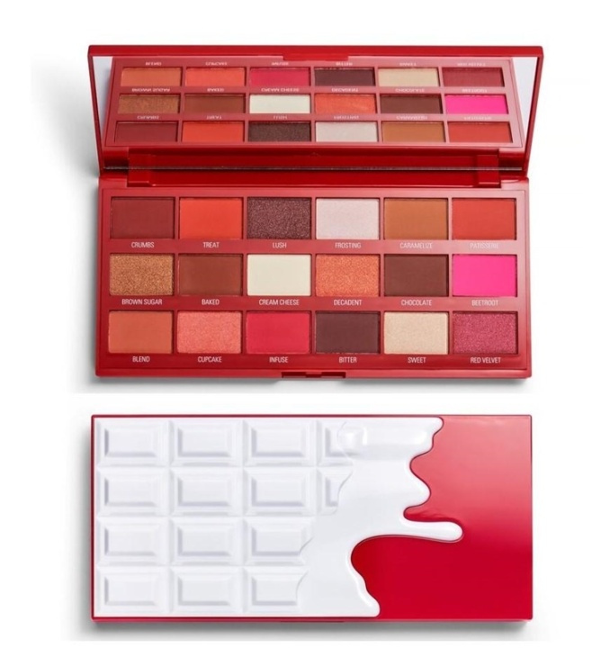 Makeup Revolution Chocolate Palette - Red Velvet in the group BEAUTY & HEALTH / Makeup / Eyes & Eyebrows / Eye shadows at TP E-commerce Nordic AB (A11762)