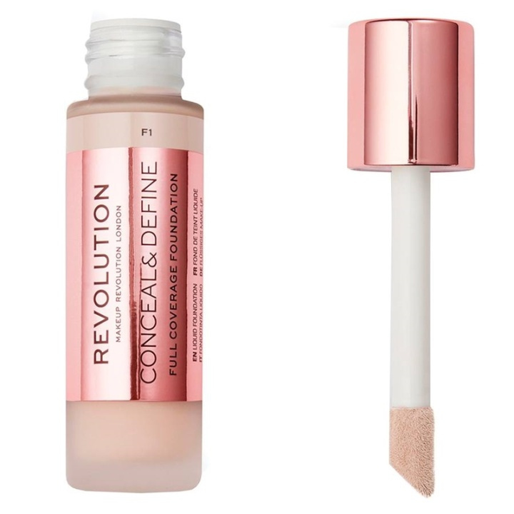 Makeup Revolution Conceal & Define Foundation F1 in the group BEAUTY & HEALTH / Makeup / Facial makeup / Foundation at TP E-commerce Nordic AB (A11773)
