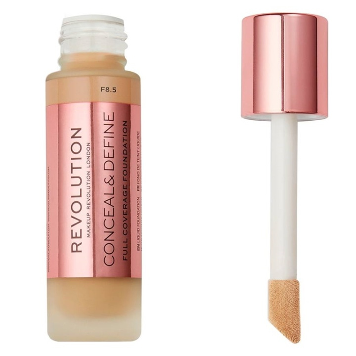 Makeup Revolution Conceal & Define Foundation F8.5 in the group BEAUTY & HEALTH / Makeup / Facial makeup / Foundation at TP E-commerce Nordic AB (A11781)