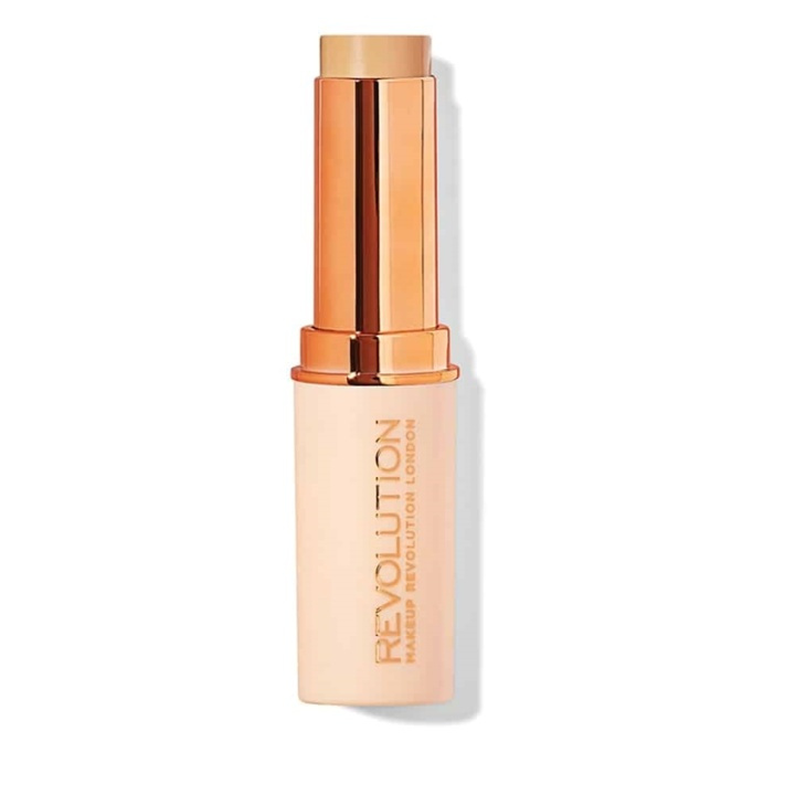 Makeup Revolution Fast Base Stick Foundation F9 in the group BEAUTY & HEALTH / Makeup / Facial makeup / Foundation at TP E-commerce Nordic AB (A11839)