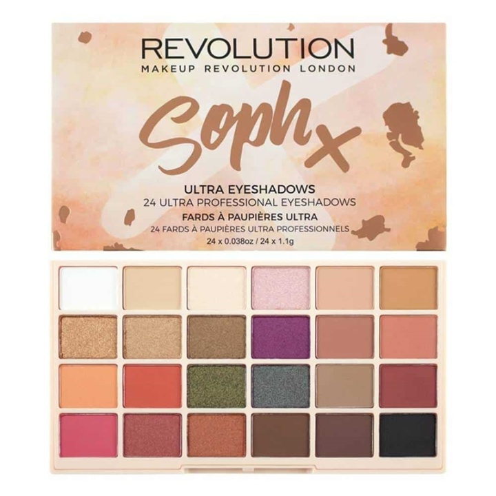 Makeup Revolution Soph Eyeshadow Palette in the group BEAUTY & HEALTH / Makeup / Eyes & Eyebrows / Eye shadows at TP E-commerce Nordic AB (A12027)