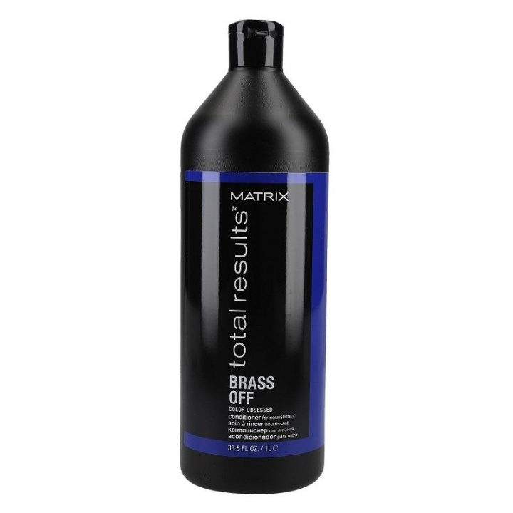 Matrix Total Results Brass Off Conditioner 1000ml in the group BEAUTY & HEALTH / Hair & Styling / Hair care / Conditioner at TP E-commerce Nordic AB (A12059)