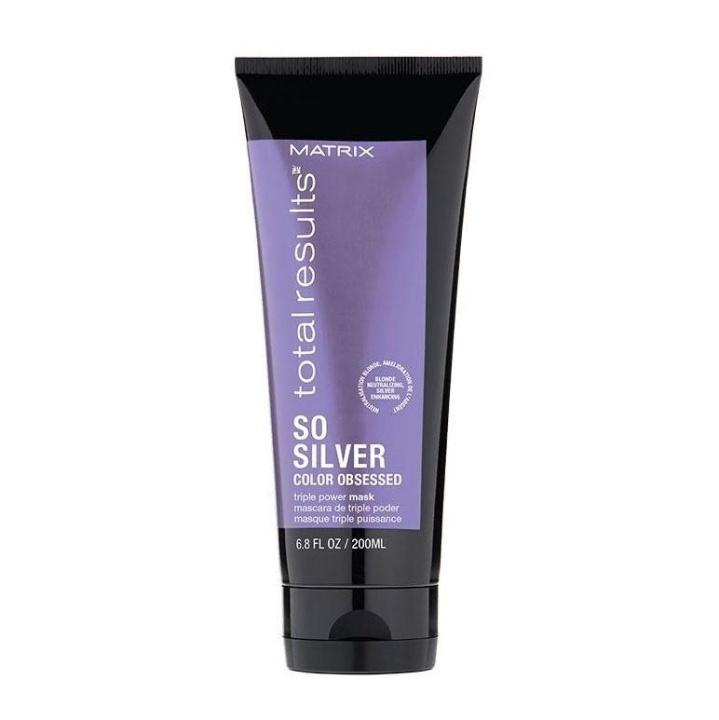 Matrix Total Results Color Obsessed So Silver Mask 200ml in the group BEAUTY & HEALTH / Hair & Styling / Hair care / Hair Mask at TP E-commerce Nordic AB (A12066)