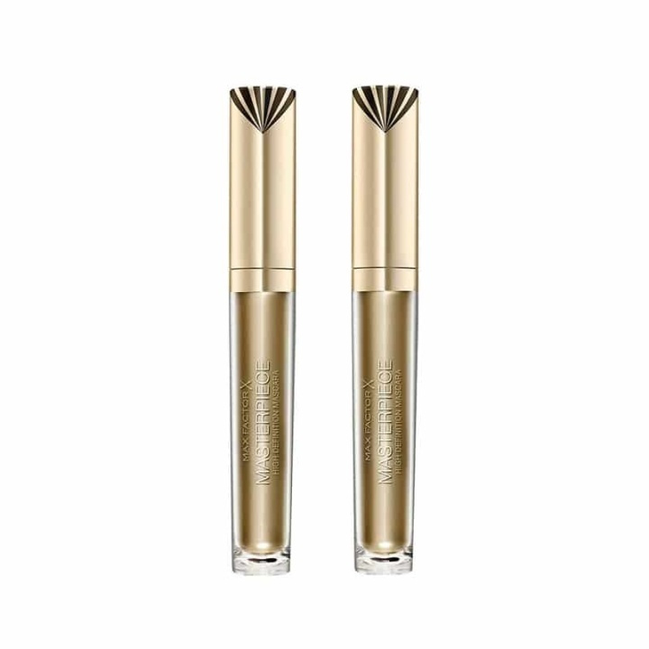 2-pack Max Factor Masterpiece Mascara Rich Black 4,5ml in the group BEAUTY & HEALTH / Makeup / Eyes & Eyebrows / Mascara at TP E-commerce Nordic AB (A12075)