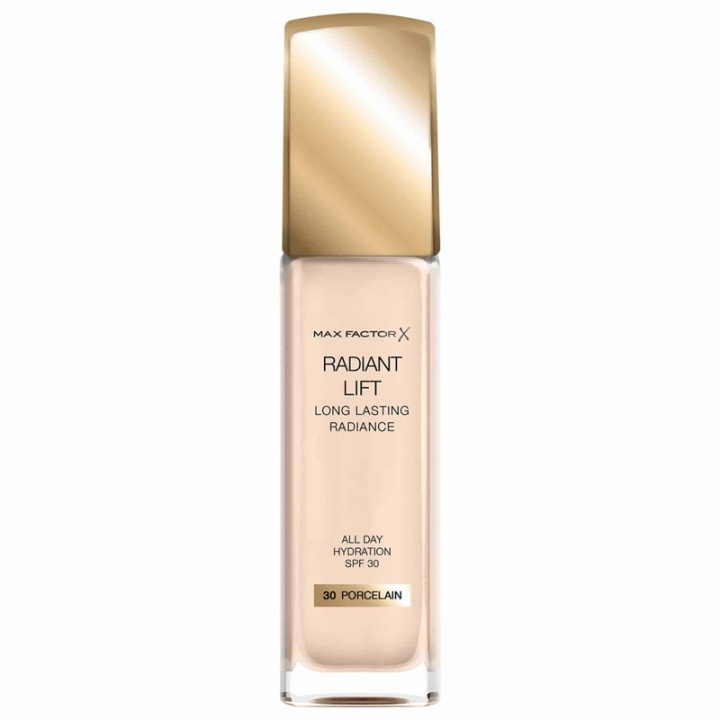 Max Factor Radiant Lift Foundation 30ml - 30 Porcelain in the group BEAUTY & HEALTH / Makeup / Facial makeup / Foundation at TP E-commerce Nordic AB (A12107)