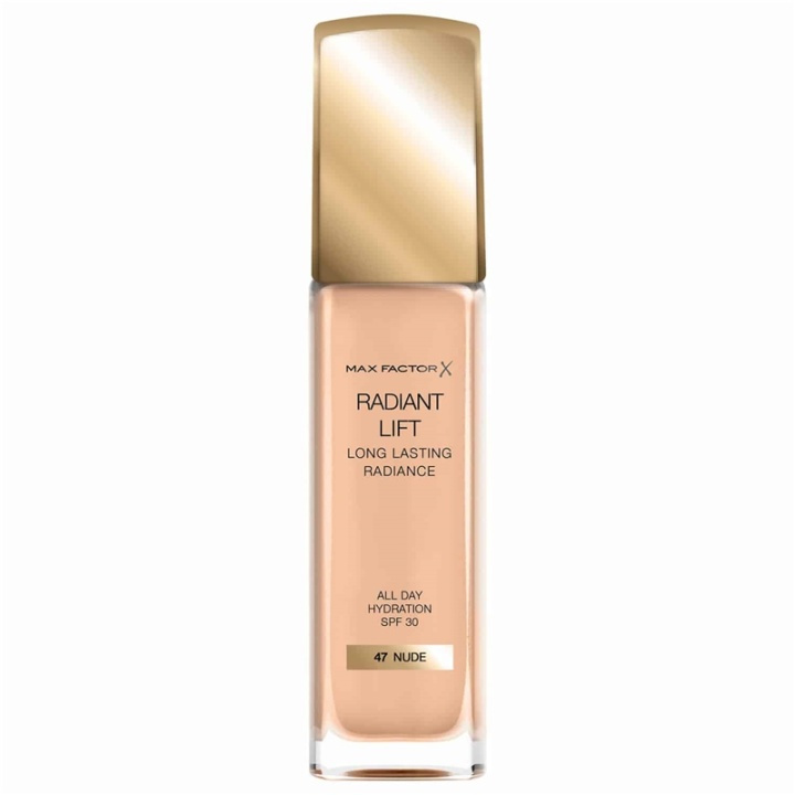 Max Factor Radiant Lift Foundation 30ml - 47 Nude in the group BEAUTY & HEALTH / Makeup / Facial makeup / Foundation at TP E-commerce Nordic AB (A12110)