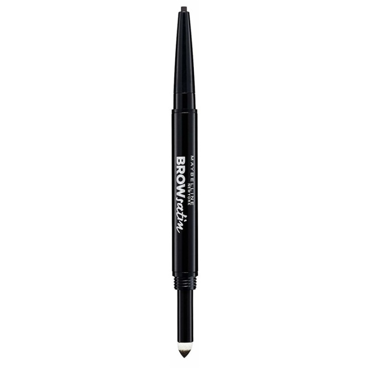 Maybelline Brow Satin Duo Pencil - Black Brown in the group BEAUTY & HEALTH / Makeup / Eyes & Eyebrows / Brow pencils at TP E-commerce Nordic AB (A12119)