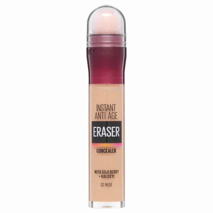 Maybelline Instant Anti Age Eraser Concealer - 02 Nude in the group BEAUTY & HEALTH / Makeup / Facial makeup / Concealer at TP E-commerce Nordic AB (A12140)