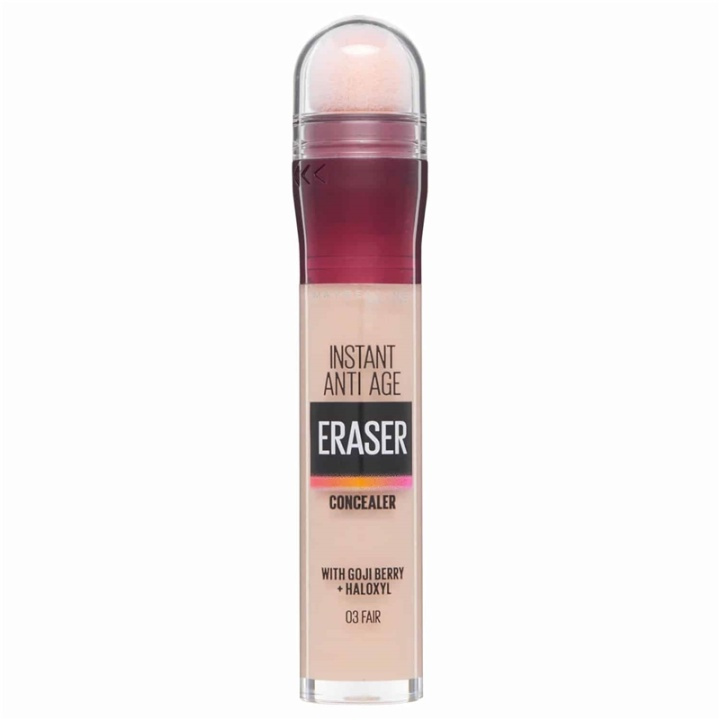 Maybelline Instant Anti Age Eraser Concealer - 03 Fair in the group BEAUTY & HEALTH / Makeup / Facial makeup / Concealer at TP E-commerce Nordic AB (A12141)