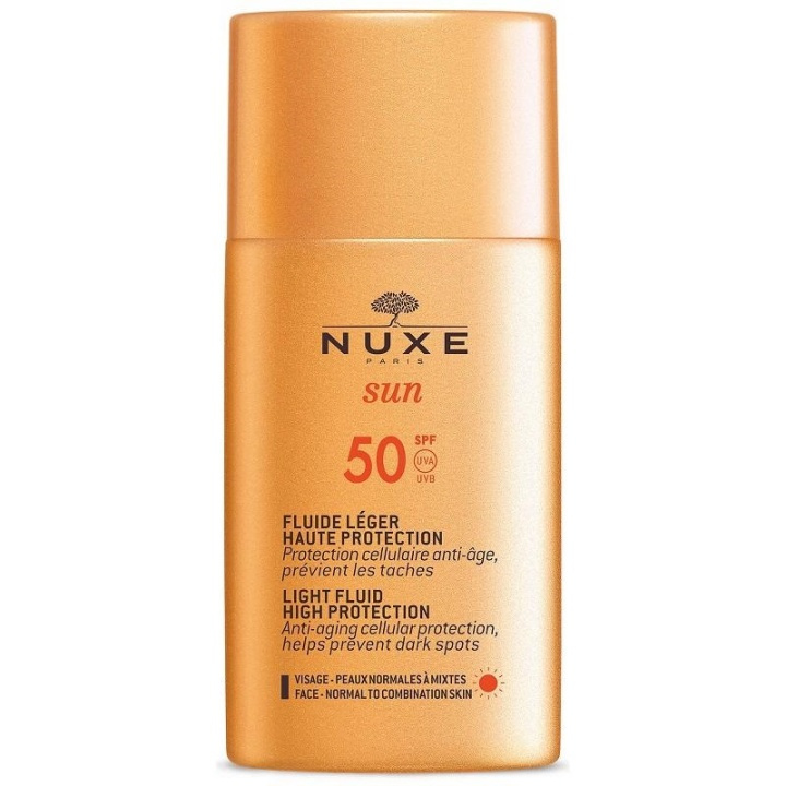 Nuxe Sun Light Fluid High Protection SPF50 50ml in the group BEAUTY & HEALTH / Skin care / Tanning / Sunscreen at TP E-commerce Nordic AB (A12338)