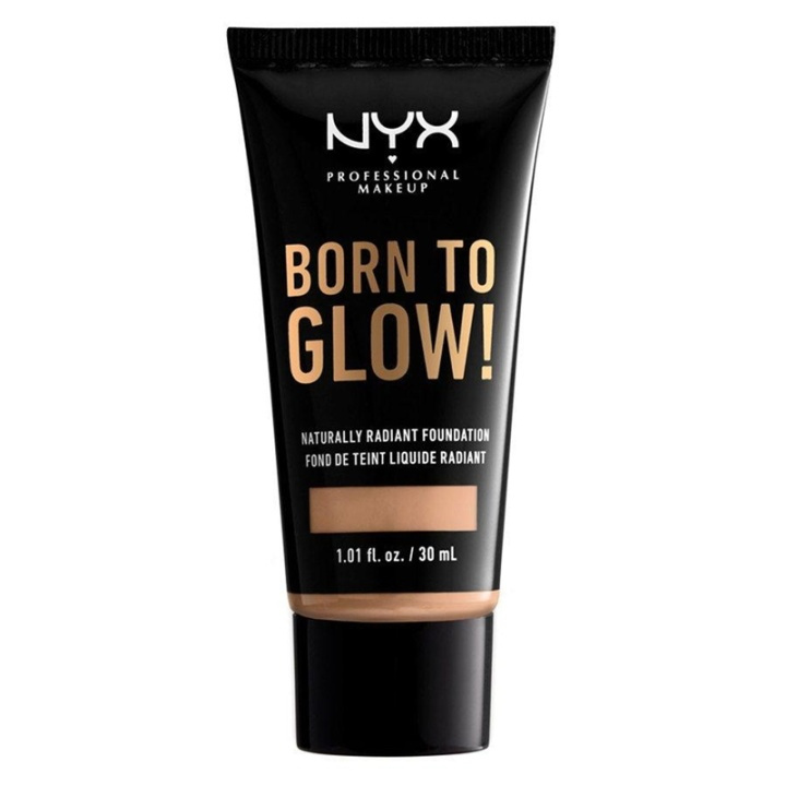 NYX Born To Glow Naturally Radiant Foundation 30ml - Natural in the group BEAUTY & HEALTH / Makeup / Facial makeup / Foundation at TP E-commerce Nordic AB (A12353)