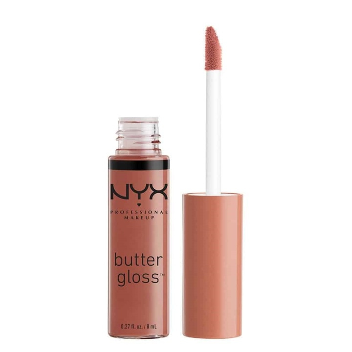 NYX PROF. MAKEUP Butter Lip Gloss - Praline in the group BEAUTY & HEALTH / Makeup / Lips / Lipp gloss at TP E-commerce Nordic AB (A12397)